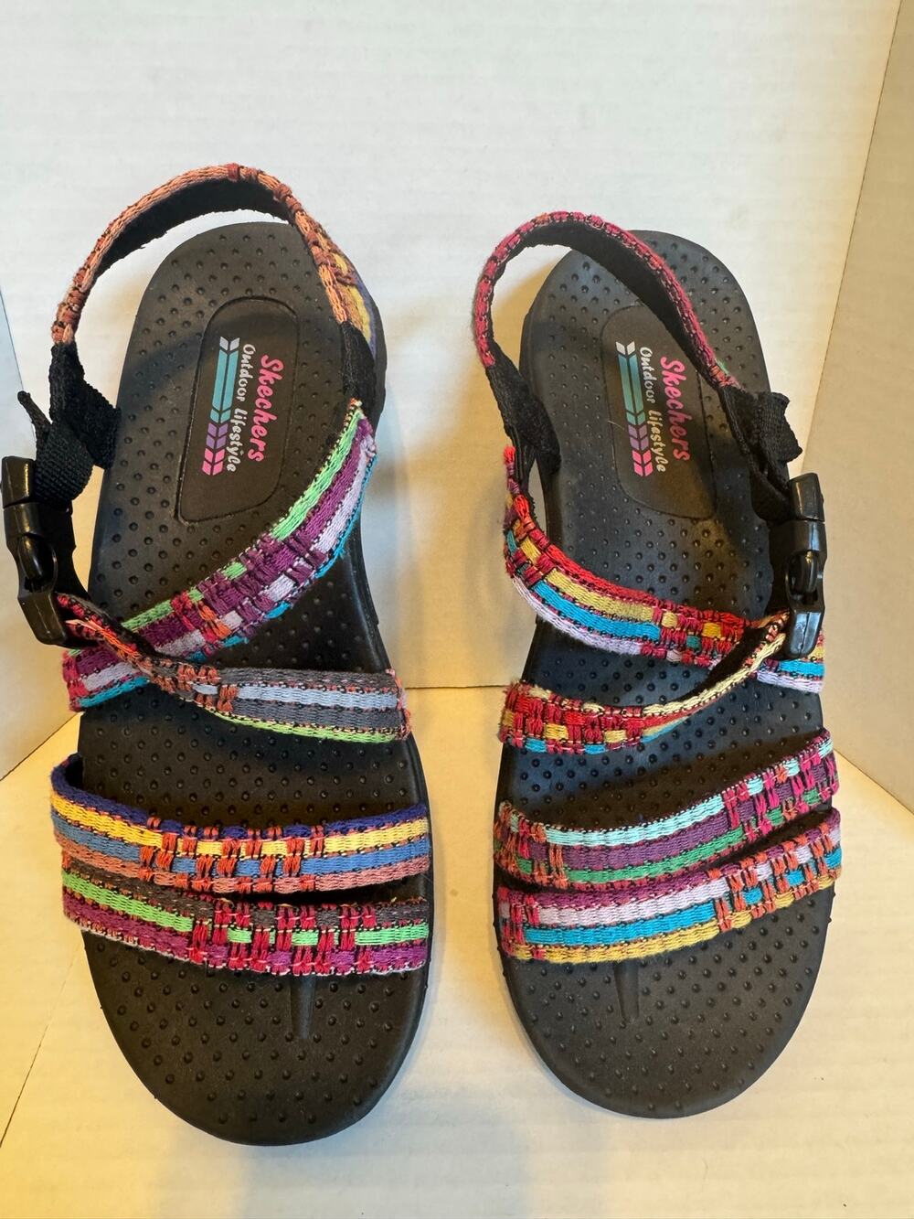 Skechers Outdoor Lifestyle Womens Sandals Sz 6 Woven Strappy 41113 NWOT